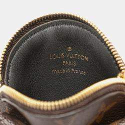 Pre Owned Louis Vuitton Brown Monogram Daily Multi Pocket 30mm Belt