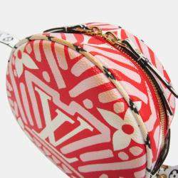 Pre Owned Louis Vuitton Boite Chapeau Souple Shoulder Bag Blanc Rouge