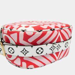 Pre Owned Louis Vuitton Boite Chapeau Souple Shoulder Bag Blanc Rouge