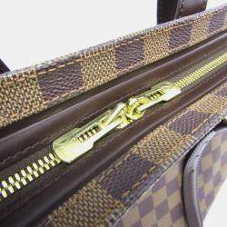 Pre Owned Louis Vuitton Damier Chelsea Shoulder Bag Ebene