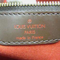 Pre Owned Louis Vuitton Damier Chelsea Shoulder Bag Ebene