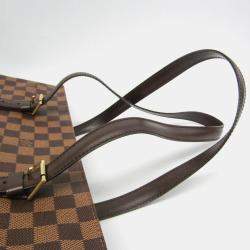 Pre Owned Louis Vuitton Damier Chelsea Shoulder Bag Ebene