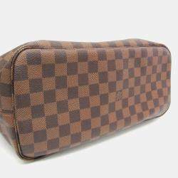 Pre Owned Louis Vuitton Damier Neverfull MM Tote Bag Ebene