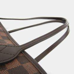 Pre Owned Louis Vuitton Damier Neverfull MM Tote Bag Ebene