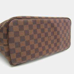 Pre Owned Louis Vuitton Damier Neverfull MM Tote Bag Ebene