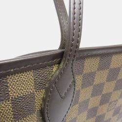 Pre Owned Louis Vuitton Damier Neverfull MM Tote Bag Ebene