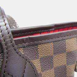 Pre Owned Louis Vuitton Damier Neverfull MM Tote Bag Ebene