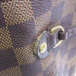 Pre Owned Louis Vuitton Damier Neverfull MM Tote Bag Ebene