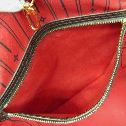 Pre Owned Louis Vuitton Damier Neverfull MM Tote Bag Ebene