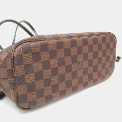 Pre Owned Louis Vuitton Damier Neverfull PM Tote Bag Ebene