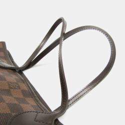 Pre Owned Louis Vuitton Damier Neverfull PM Tote Bag Ebene