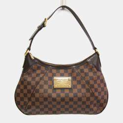 Pre Owned Louis Vuitton Damier Thames GM Shoulder Bag Ebene