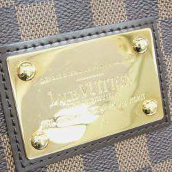 Pre Owned Louis Vuitton Damier Thames GM Shoulder Bag Ebene