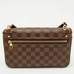 Pre Owned Louis Vuitton Damier Ebene Canvas Hoxton PM Bag