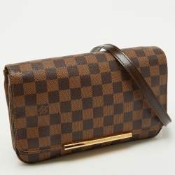 Pre Owned Louis Vuitton Damier Ebene Canvas Hoxton PM Bag