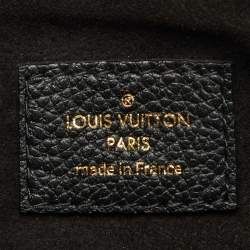 Pre Owned Louis Vuitton Black Monogram Canvas and Leather Twinset Bag