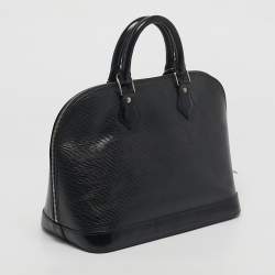 Pre Owned Louis Vuitton Black Epi Leather Alma PM Bag