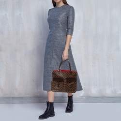 Pre Owned Louis Vuitton Damier Ebene Canvas Uzes Tote