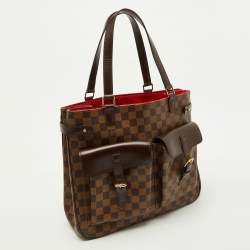 Pre Owned Louis Vuitton Damier Ebene Canvas Uzes Tote