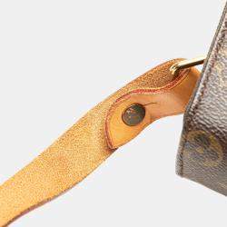 Pre Owned Louis Vuitton Brown Monogram Cartouchiere GM