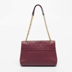 Pre Owned Louis Vuitton Aurore Monogram Empreinte Leather Saint Germain MM Bag