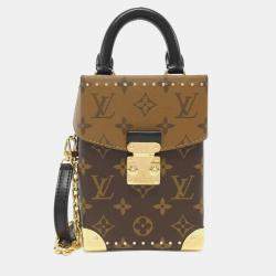 Pre Owned Louis Vuitton Camera Box Monogram Reverse Coated Canvas Shoulder Bag