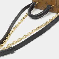 Pre Owned Louis Vuitton Camera Box Monogram Reverse Coated Canvas Shoulder Bag