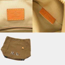 Pre Owned Louis Vuitton Karl Lagerfeld Punching Baby Monogram Shoulder Bag