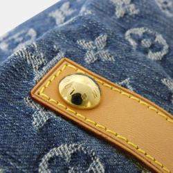 مملوكة مسبقًا حقيبة كتف لوي فيتون نيو كابي مونوغرام دينيم حجم متوسط