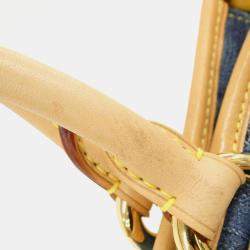 مملوكة مسبقًا حقيبة كتف لوي فيتون نيو كابي مونوغرام دينيم حجم متوسط