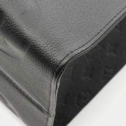 Pre Owned Louis Vuitton OnTheGo GM Noir Monogram Empreinte Leather Tote Bag
