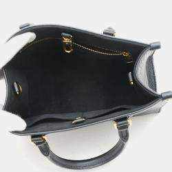 Pre Owned Louis Vuitton OnTheGo PM Black Monogram Empreinte Leather Shoulder Bag