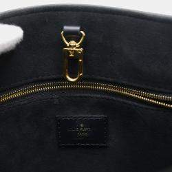 Pre Owned Louis Vuitton OnTheGo PM Black Monogram Empreinte Leather Shoulder Bag
