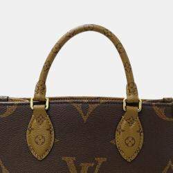 Pre Owned Louis Vuitton OnTheGo PM Monogram Giant Canvas Shoulder Bag