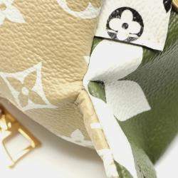 Pre Owned Louis Vuitton Bumbag Mm Monogram Giant Waist Bag Body Coated Canvas Leather Khaki Beige Multicolor