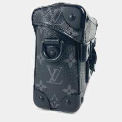 Pre Owned Louis Vuitton Trunk Black Monogram Eclipse Canvas Crossbody Bag