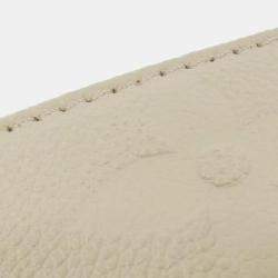 Pre Owned Louis Vuitton Multi Pochette Cream Monogram Empreinte Leather Shoulder Bag