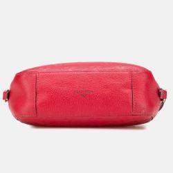 Pre Owned Louis Vuitton Red Monogram Empreinte Saintonge