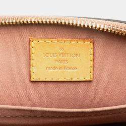 Pre Owned Louis Vuitton Brown Monogram Vernis Alma BB