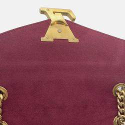 Pre Owned Louis Vuitton Passy Red Monogram