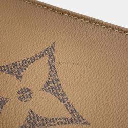 Pre Owned Louis Vuitton OnTheGo GM Monogram Giant Reverse Canvas Tote Bag