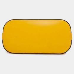 Pre Owned Louis Vuitton Alma Mini Citron Epi Leather Chain Bag