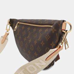 Pre Owned Louis Vuitton High Rise Ivory Monogram Canvas Bum Bag