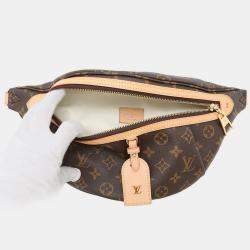 Pre Owned Louis Vuitton High Rise Ivory Monogram Canvas Bum Bag
