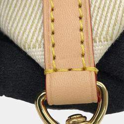 Pre Owned Louis Vuitton High Rise Ivory Monogram Canvas Bum Bag