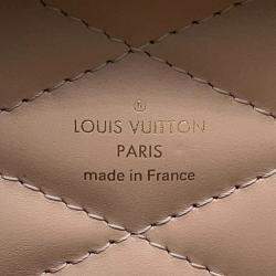 Pre Owned Louis Vuitton Petite Vallees Beige Monogram Canvas Handbag