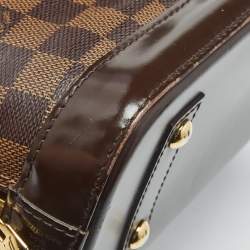 Pre Owned Louis Vuitton Damier Ebene Canvas Alma BB Bag