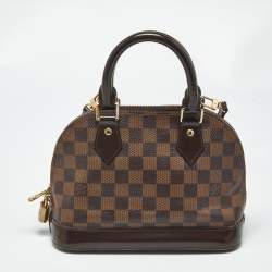 Pre Owned Louis Vuitton Damier Ebene Canvas Alma BB Bag
