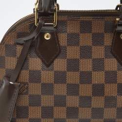 Pre Owned Louis Vuitton Damier Ebene Canvas Alma BB Bag