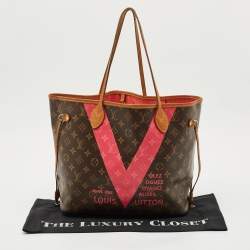 Pre Owned Louis Vuitton Monogram Canvas Cities V Neverfull MM Bag